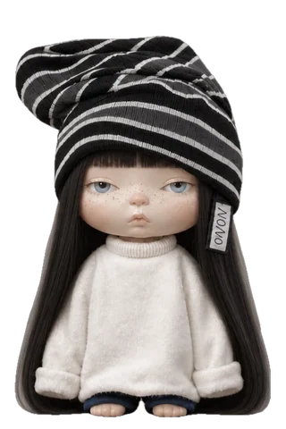 Nono with black hair