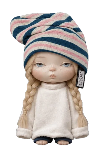 Nono with blond braids