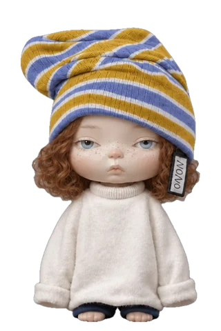 Nono with auburn curls